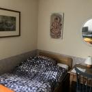 Het werkhuis terug in de tijd - K2 kamer met bed van 215 lang en hangkast