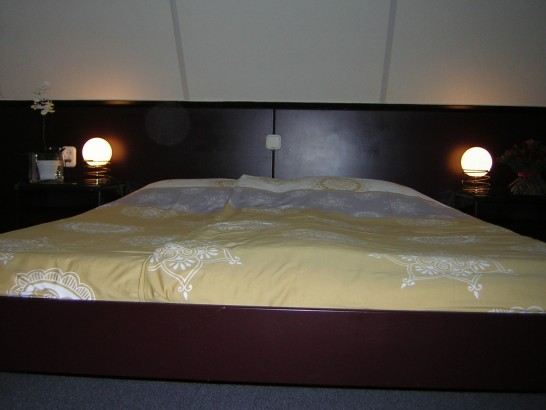 Eb en Vloed - kamer met wastafel, prive etage douche/toilet