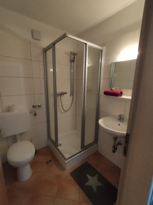 Pension Sauerland - Standaard kamer met douche en toilet