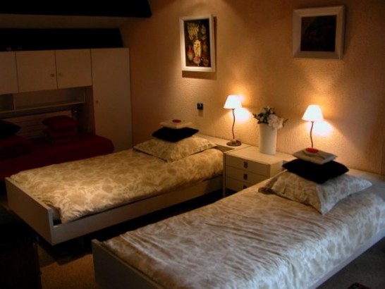Bed & Breakfast Villa Annie Cousaert - Rode kamer (familiekamer)